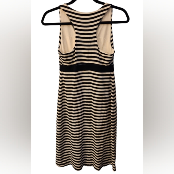 Dakini Black & White Striped Dress Sleeveless Size Small - Picture 2 of 6